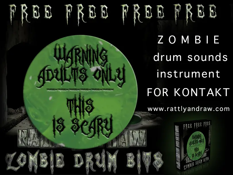 Zombie Drum Bits Free Sound Bank Virtual Instrument Vst Warehouse