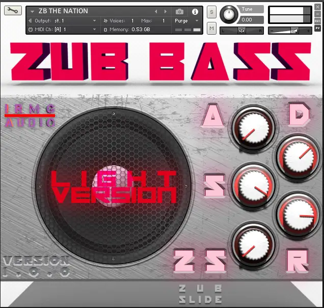 Zub Bass Free Sound Bank Virtual Instrument Vst Warehouse