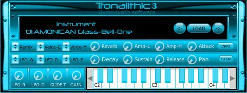 Tronalithic3 free rompler by Hydrosynth