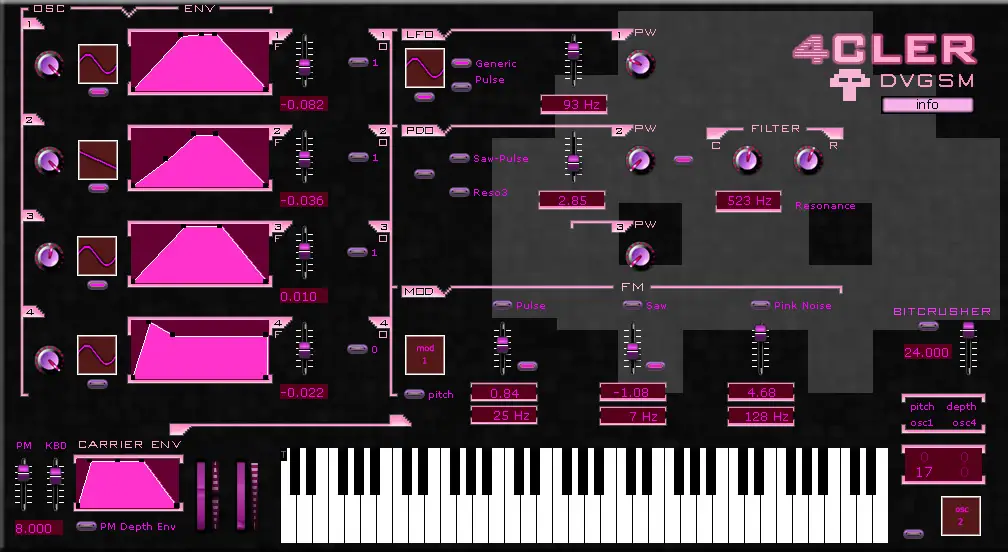 4CLER DVSGM free software-synthesizer by VGO (VideoGame Orchestra)