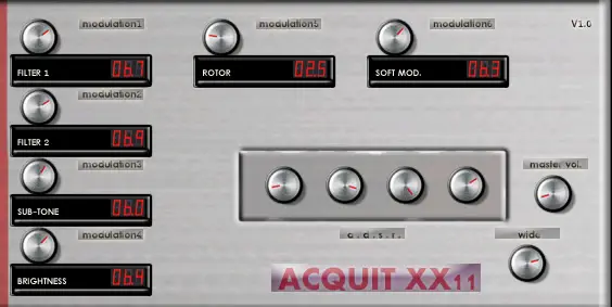 Acquit XX11 free software-synthesizer by Acquit music