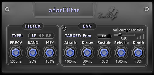 adsrFilter free filter by SaschArt