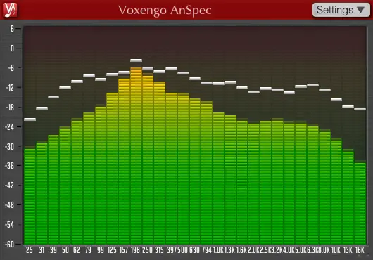 AnSpec free spectrum-analyzer by Voxengo