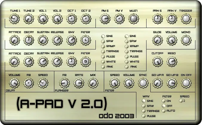 A-Pad free software-synthesizer by Odo Synths