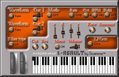 B-asault free software-synthesizer by scamme