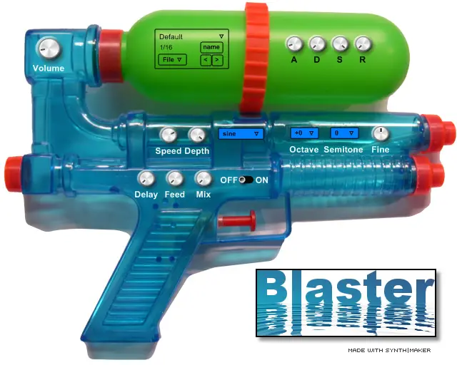 Blaster free software-synthesizer by Lithium Sound