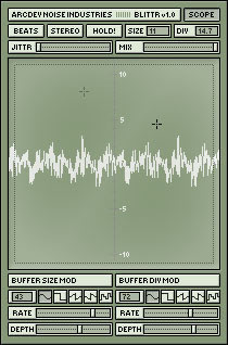 Blittr free glitch | stutter | buffer-synth | lfo by ArcDev Noise Industries