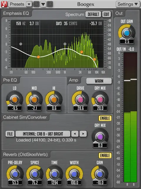 Boogex free overdrive | saturation by Voxengo