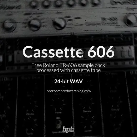 Cassette 606 free drum-sample-pack by Bedroom Producers Blog