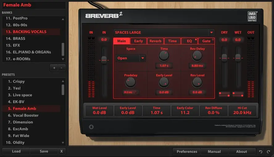 BREVERB 2 Mix Pack free softsynth-preset by Overloud
