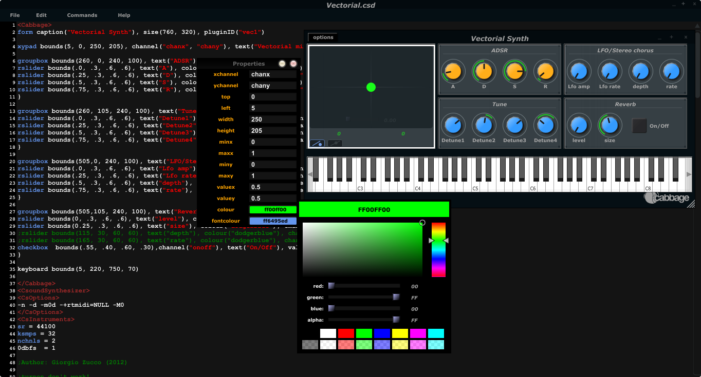 Cabbage free development-tool by Cabbage Audio