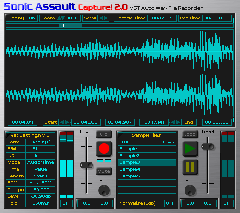 Capture! free audio-recorder by Sonic Assault