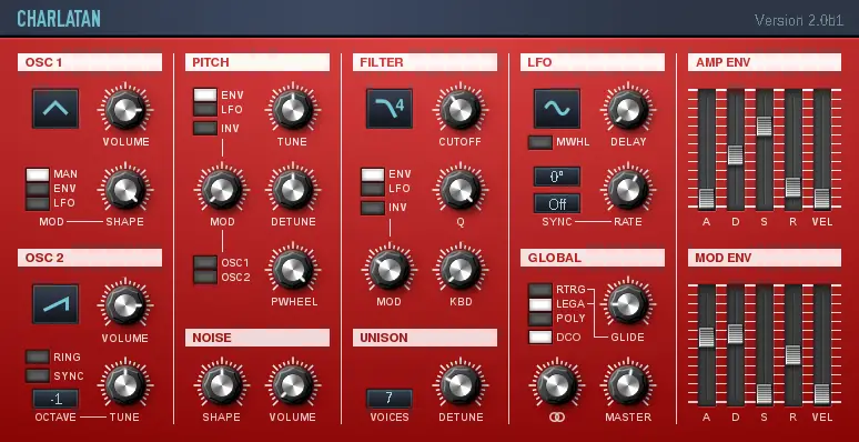 Charlatan free software-synthesizer by BlauKraut Engineering