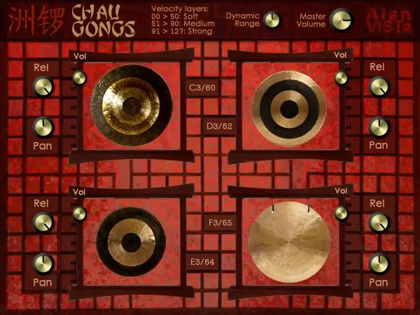 Chau Gongs free rompler by Alan ViSTa
