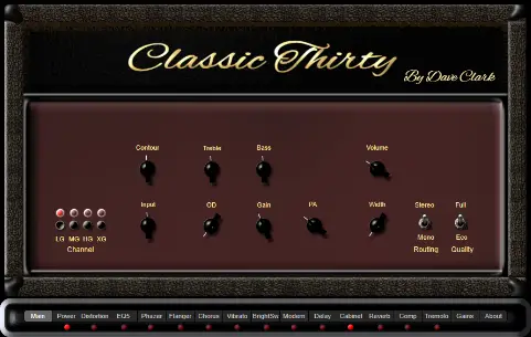 Classic Thirty free amp-simulator by EXE Consulting