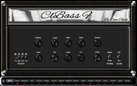 ClBass F free amp-simulator by EXE Consulting