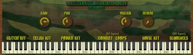 Combat Loop Drum Machine (vst) free drum-machine | rompler by DCSI