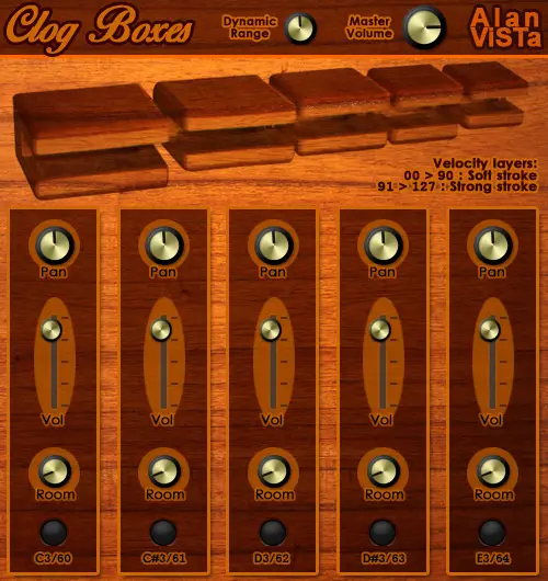 Clog Boxes free rompler by Alan ViSTa