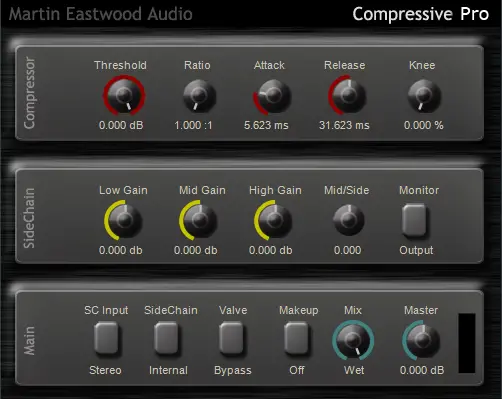 Compressive free compressor by Martin Eastwood Audio