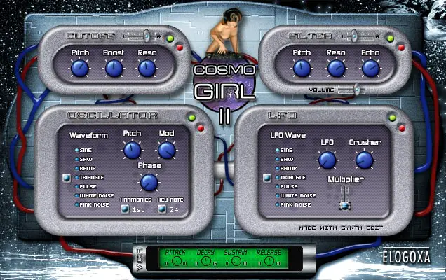 Cosmo Girl II free software-synthesizer by Elogoxa