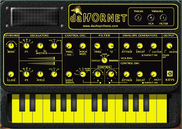 daHornet free software-synthesizer by DASHSignature