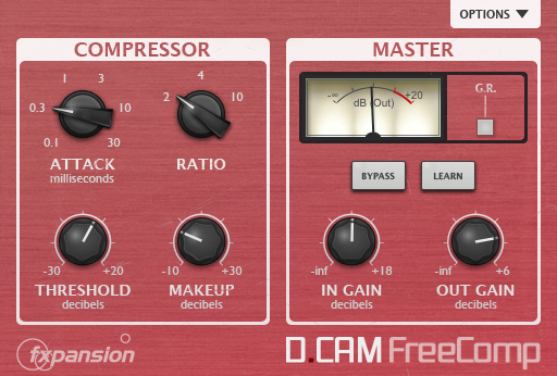 DCAM FreeComp free compressor by FXpansion