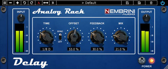 NA Analog Rack Delay free delay | echo by Nembrini Audio