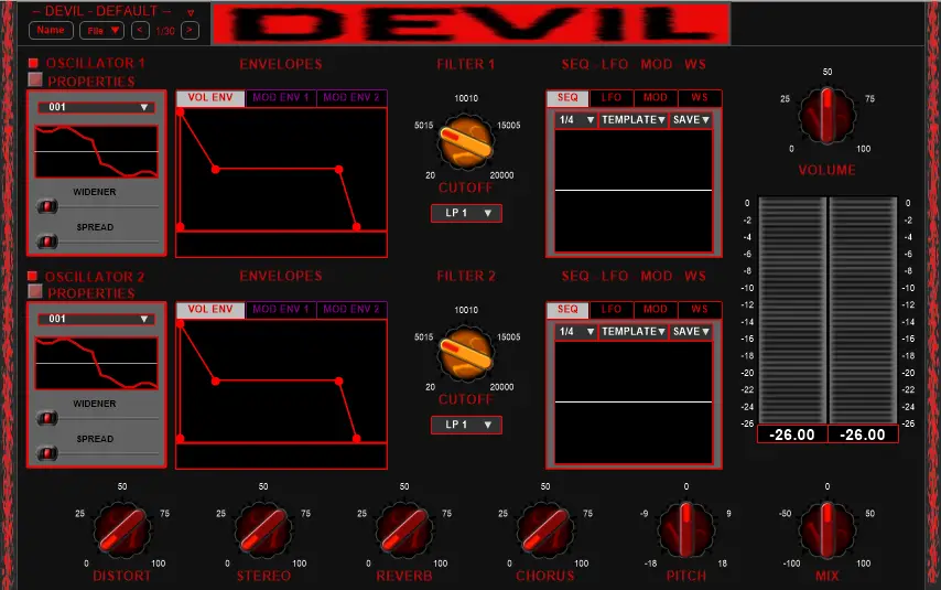 Devil free software-synthesizer by Devil Soundz