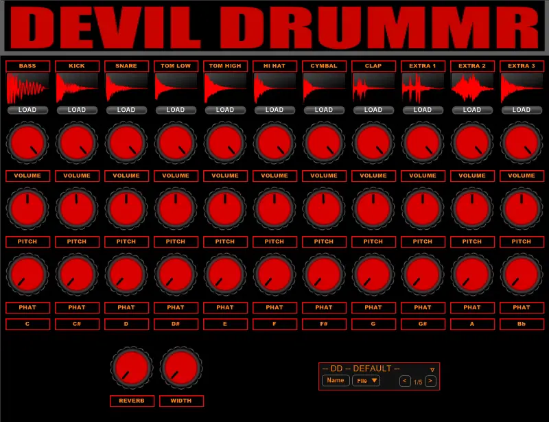 Devil Drummr free drum-sampler by Devil Soundz