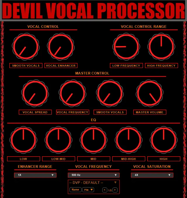 Devil Vocal Processor free distortion by Devil Soundz