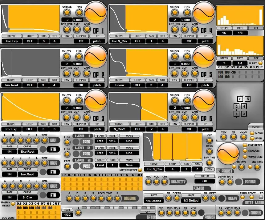 Double Six free software-synthesizer by Odo Synths