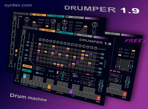Drumper free free drum-machine | rompler by Syntler