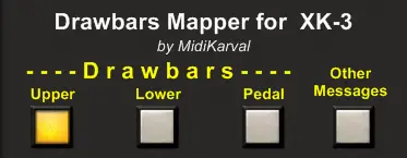 Drawbars Mapper for XK-3 free midi-controller by MidiKarval