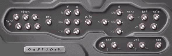 Dystopia free drum-machine by xoxos