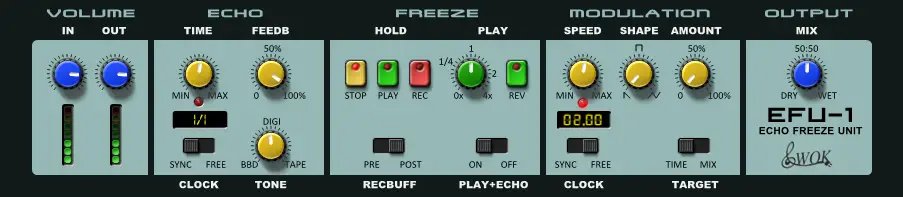 EFU-1 Echo Freeze Unit free delay | echo by WOK