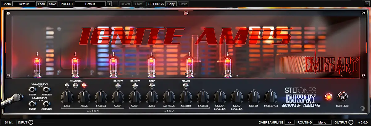 Emissary free amp-simulator by Ignite Amps
