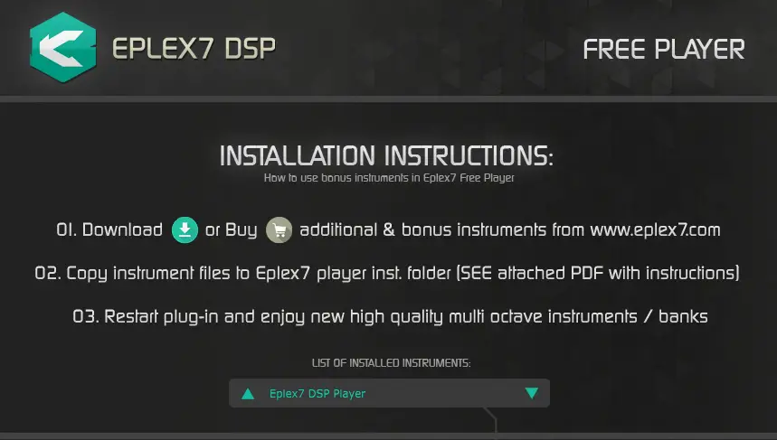 Eplex7 Player free audio-player by Eplex7 DSP