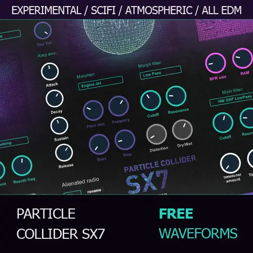 Particle Collider SX7 - Waveforms free softsynth-preset by Eplex7 DSP
