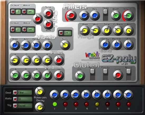 EZ-Poly free software-synthesizer by Krakli