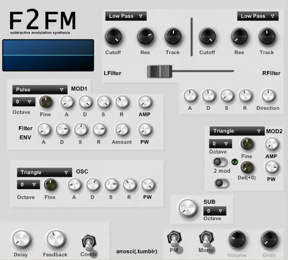 F2FM free software-synthesizer by anosci