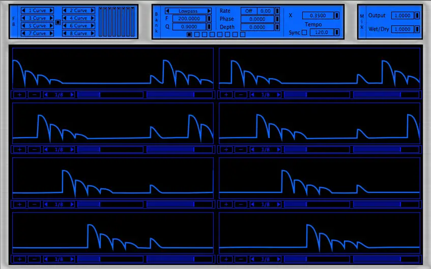 F8-V2 free multi-fx | filter | ring-modulator | reverb | gate | lfo | echo | pitch-shifter by Music Unfolding