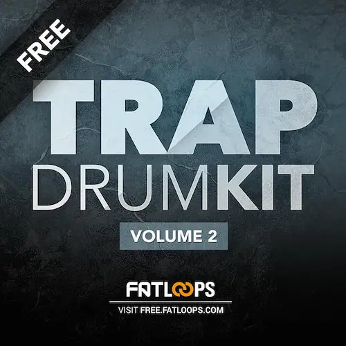 Trap Drum Kit 02 free loop-sample-pack by FatLoud