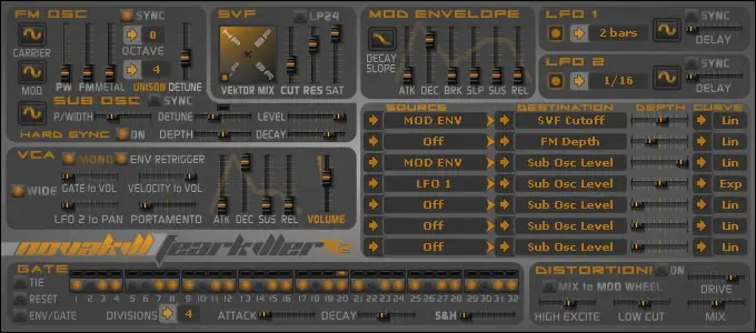 FEARkILLER X2 free software-synthesizer by NOVAkILL