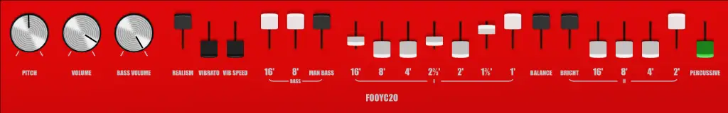 Foo-YC20 free software-synthesizer by Foo