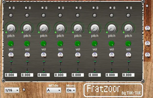 Fratzoor free step-sequencer by TOK-TOK