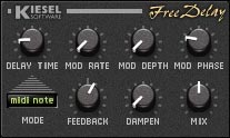 FreeDelay free delay | echo by Kiesel Software