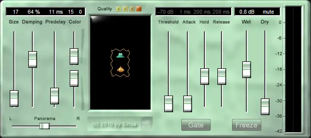 FreeverbToo free reverb by Sinus