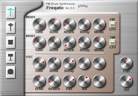 Freqatic free drum-machine by g200kg