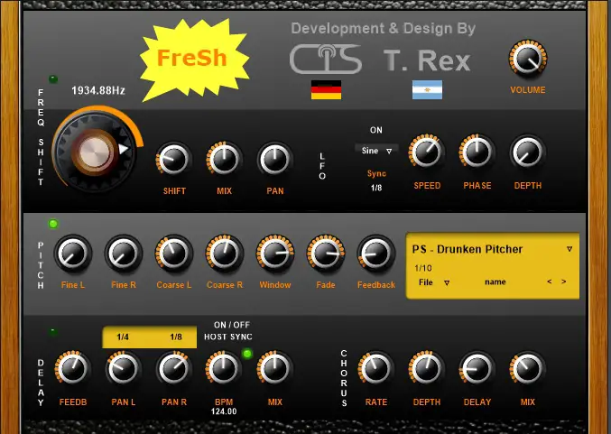 FreSh free multi-fx | chorus | delay | pitch-shifter | lfo by Max Project