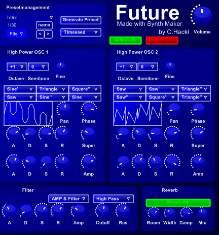 Future free software-synthesizer by Mainstream Audio